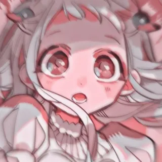 🥬 Yashiro Nene Toilet-bound Hanako-kun Anime, Manga, Mignon, Fille, Rose, Animation Japonaise, Dessin animé telegram sticker