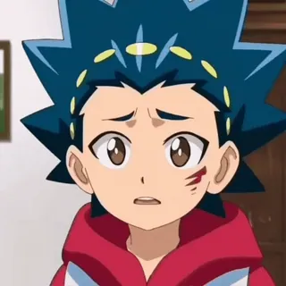 😕 Valt Aoi Beyblade Anime, Beyblade, Valt Aoi, Garçon, Dessin animé telegram sticker