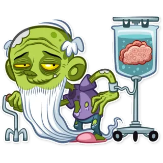 Z For Zombie telegram stickers