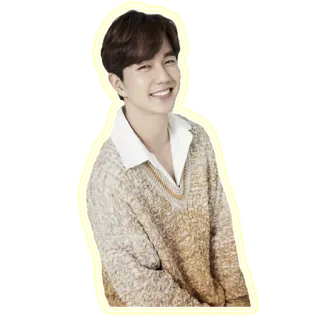 😁 man, portrait, person, smile, sweater telegram sticker