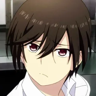 ✨ Yu Otosaka Charlotte Anime, Garçon, Triste, Personnage, Japonais, Adolescent, Sérieux telegram sticker