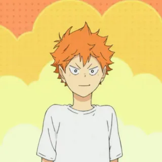 🏹 Hinata Shoyo Haikyuu!! Anime, Haikyuu, Hinata Shoyo, Mangá, Desenho animado, Vôlei telegram sticker