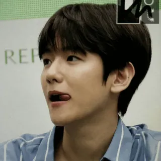 🕸 Baekhyun Baekhyun, K-pop, Chanteur, Idole telegram sticker