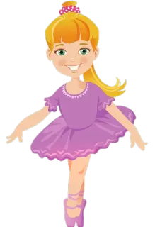 😁 ballet, danseuse, fille, danse, ballerine, mignon telegram sticker