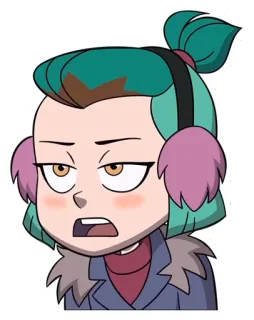 😒 Amity Blight The Owl House hoạt hình, Disney, phù thủy, Owl House, Amity telegram sticker