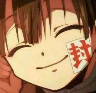 👻 封 anime, sticker, character, asian, seal telegram sticker