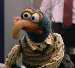 😐 Gonzo The Muppets muppet, Gonzo, pupazzo, personaggio telegram sticker