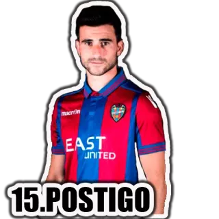 ⚽ 15. POSTIGO futebol, jogador de futebol, atleta, esporte, jogador, Postigo telegram sticker