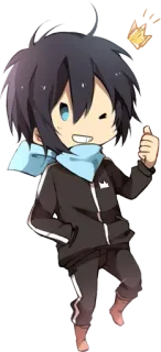 👍 Yato Noragami Anime, Chibi, Kawaii, Dễ thương, Yato, Noragami telegram sticker