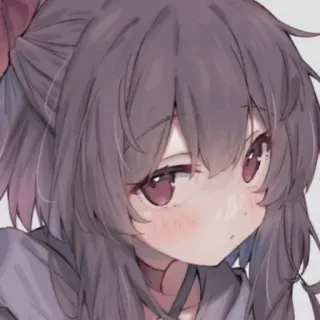 📓 Anime Mädchen, Niedlich, Anime, Manga, Weiblich, Porträt telegram sticker