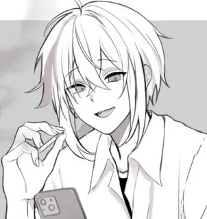 🌟 Anime, Mangá, Personagem, Desenho, Ilustração, Arte telegram sticker