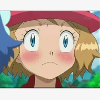 😳 Serena Pokemon Аниме, Покемон, Серена, Мультфильм, Милый, Девушка whatsapp sticker