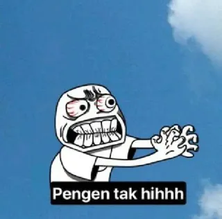 🥺 Pengen tak hihhh Meme, Expressie, Grappig telegram sticker
