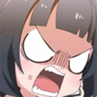 😡 怒り, イライラ, イライラ, アニメ, 漫画, 感情, カートゥーン whatsapp sticker