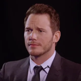 🐁 Chris Pratt Chris Pratt, aktor, potret, pria, selebriti telegram sticker