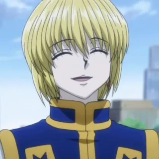 😀 Kurapika Hunter x Hunter anime, manga, character, kurapika, hunter x hunter telegram sticker