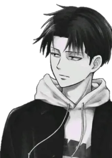 🙂 Levi Ackerman Attack on Titan anime, manga, character, levi, attack on titan, aot telegram sticker