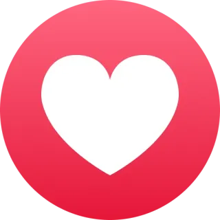 ❤️ coração, amor, vermelho, símbolo, afeição, curtida telegram sticker