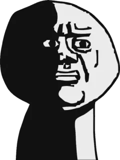 😑 Meme, Expresión, Confundido, Divertido, Internet, Cómic telegram sticker