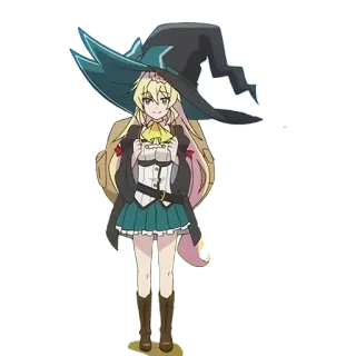 🧍‍♀ Аниме, Ведьма, Девочка, Магия, Мультфильм telegram sticker