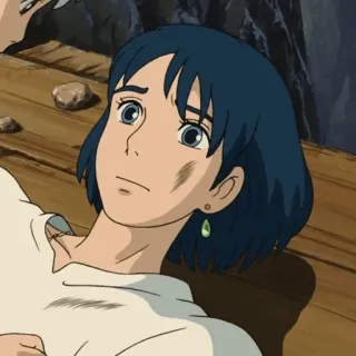 ⚜ Howl Howl's Moving Castle El castillo ambulante, Studio Ghibli, anime, Howl, animación telegram sticker