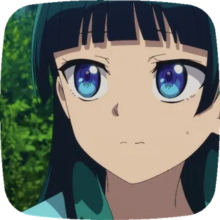 😮‍💨 アニメ, 女の子, ポートレート, 漫画, マンガ, キャラクター, かわいい telegram sticker