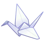 🎁 Origami, Grue, Art du papier, Oiseau plié, Art japonais whatsapp sticker