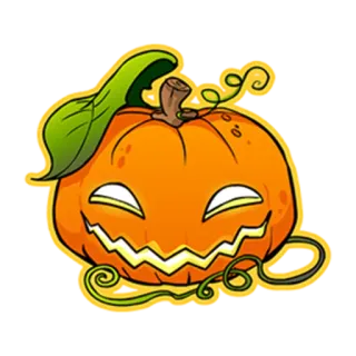 🎃 citrouille, halloween, automne, effrayant, automne, saisonnier, lanterne citrouille, fête telegram sticker