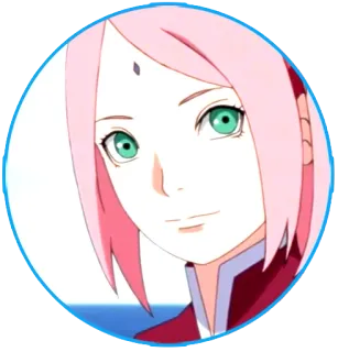 😄 Sakura Naruto anime, cartoon, manga, sakura, naruto, character, girl whatsapp sticker