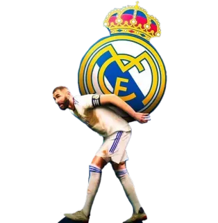 🛡 bóng đá, bóng đá, Real Madrid, Benzema, thể thao, câu lạc bộ telegram sticker
