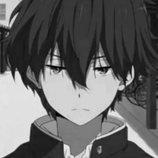 🕸 Anime, Menino, Mangá, Retrato, Personagem telegram sticker