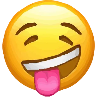 🤪 emoji, gesicht, zunge, ausdruck, lustig, cartoon, sticker whatsapp sticker