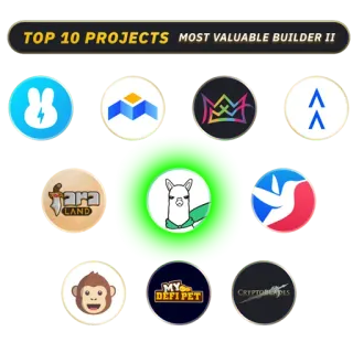 🏆 TOP 10 PROJECTS MOST VALUABLE BUILDER II проекты, крипто, топ 10 whatsapp sticker