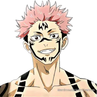 😁 Ryomen Sukuna Jujutsu Kaisen Anime, Manga, Charakter, Ryomen Sukuna, Jujutsu Kaisen, Fluchgeist, Japanische Animation telegram sticker
