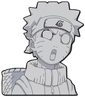 😵 Naruto 애니메이션, 만화, 닌자, 만화영화, 나루토, 표정 telegram sticker