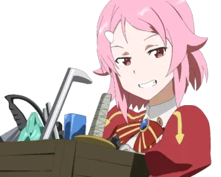 Lisbeth (SAO) @Thebestsilver7 telegram stickers