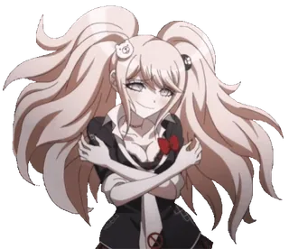😊 Junko Enoshima Danganronpa Anime, Danganronpa, Junko Enoshima, Charakter, Cartoon whatsapp sticker