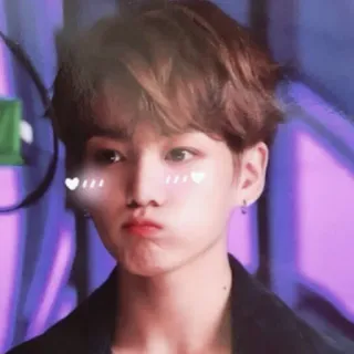 🌺 Jungkook Jungkook, BTS, K-Pop, Ídolo, Pop coreano, Cantor telegram sticker
