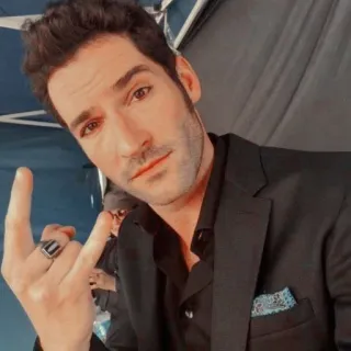 🤟 man, suit, formal, actor, tom ellis telegram sticker
