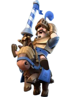 🧐 Knight Clash Royale рыцарь, конь, Clash Royale, доспехи, игровой персонаж telegram sticker