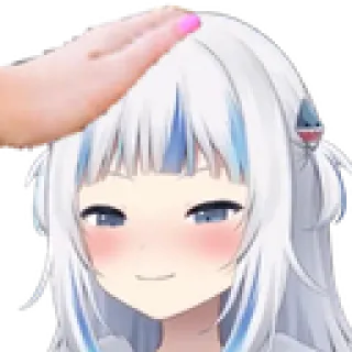 ☺️ Gawr Gura Vtuber, Anime, Tiburón, Lindo whatsapp sticker
