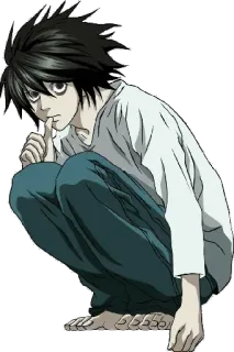 L(@Ryuzaki_the_best) whatsapp stickers