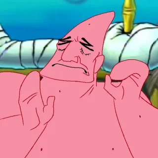 👌 Patrick Star Spongebob Squarepants spongebob, patrick star, cartoon, meme, funny, character telegram sticker