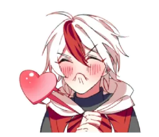 ❤️ anime, kawaii, cute, heart, love, manga, cartoon whatsapp sticker