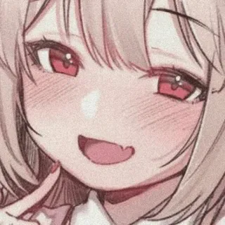 🍓 动漫, 女孩, 卡通, 可爱, 漫画, 微笑 telegram sticker