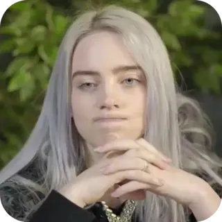 😐 Billie Eilish telegram sticker