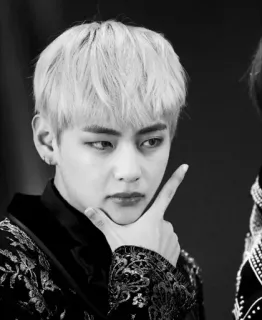 🦋 V kpop, bts, v, cantante, idol, musica, celebrità, maschio telegram sticker