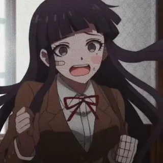 😃 Mikan Tsumiki Danganronpa อนิเมะ, มังงะ, Danganronpa, Mikan Tsumiki, อารมณ์, น่ารัก telegram sticker