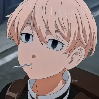 😶 Mikey Anime, Personaggio, Manga, Lecca-lecca telegram sticker