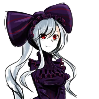 😉 Anime, Mangá, Garota, Laço, Desenho animado, Personagem telegram sticker